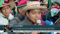 Indígenas colombianos: los derechos del pueblo no se negocian