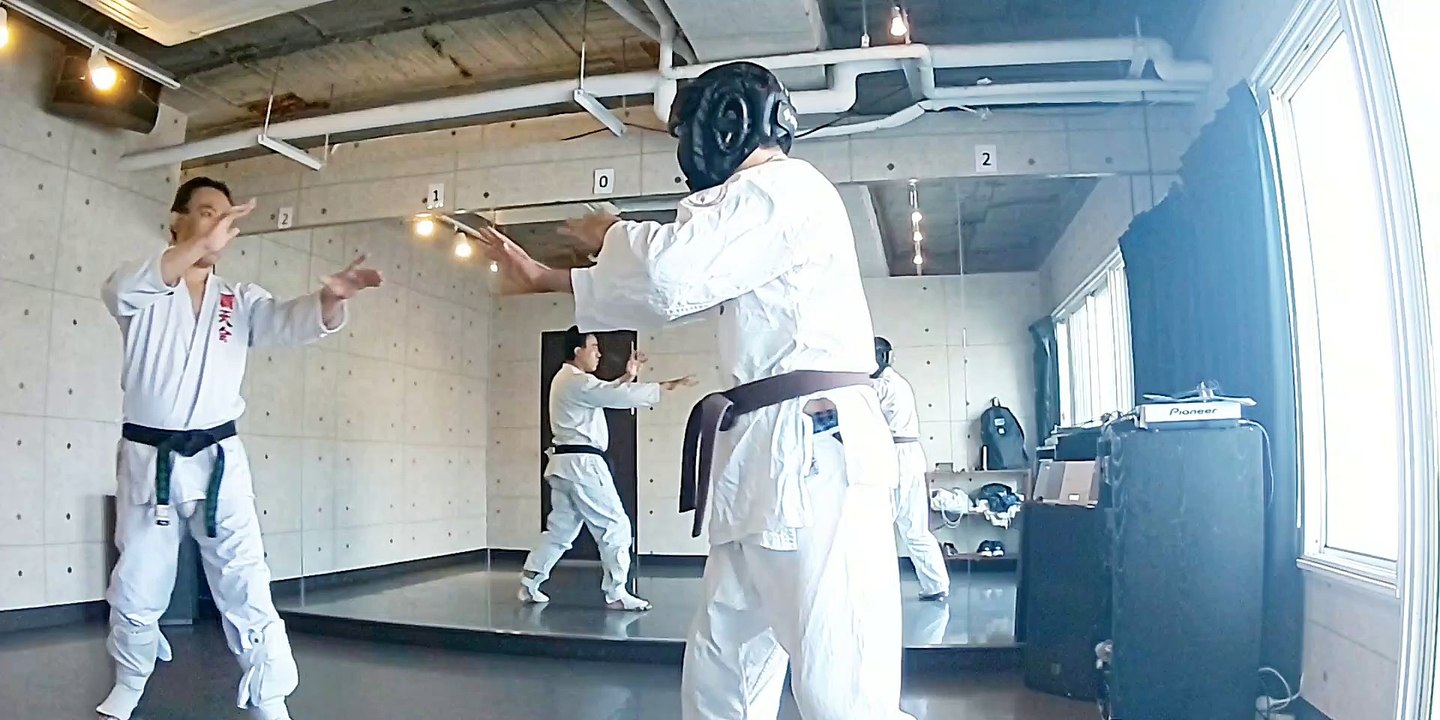 合気道組手　顔面攻撃あり（合気道覇天会）