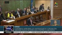 Congreso de Chile aprueba Ley Antisaqueos