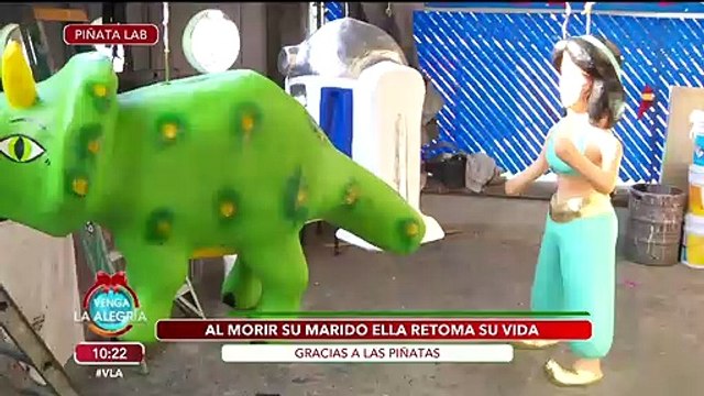¿Cómo es el proceso de creación de una piñata? ¡Tabata Jalil nos lo explica! | Venga La Alegría