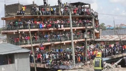 Download Video: Al menos dos muertos al derrumbarse un edificio de seis plantas en Nairobi