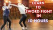 Learning How to Sword Fight in 10 Hours