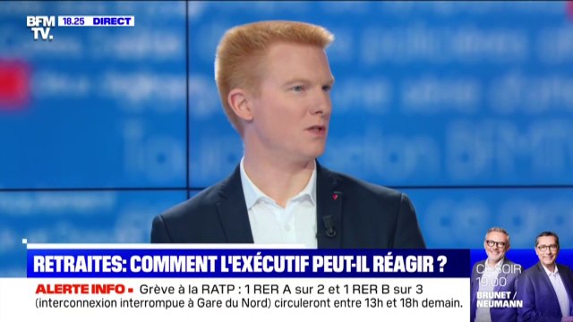 Retraites: pour Adrien Quatennens, Edouard Philippe a pris la parole, mais il n'a rien dit