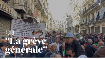 A Alger, une foule exceptionnelle dans la rue à une semaine de la présidentielle rejetée par le pays