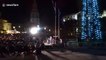 Lord Mayor of Westminster defends ‘sparse’ Trafalgar Square Christmas tree at switch-on ceremony after gift from Norway criticised online