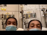 Tyga sports surgical face mask while revealing he's in hospital in Abu Dhabi