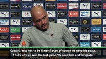 Jesus needs to believe in himself - Guardiola