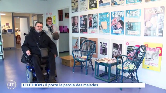 TELETHON Il porte la parole des malades