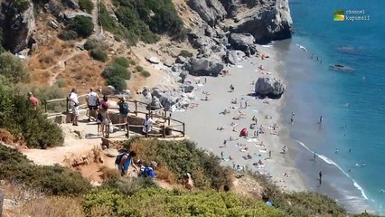 Preveli Beach Crete Greece