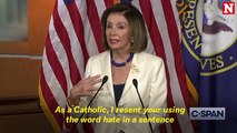 Newsweek Views: Nancy Pelosi Clashes With Reporter Who Asks If She Hates Trump