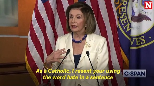 Newsweek Views: Nancy Pelosi Clashes With Reporter Who Asks If She Hates Trump