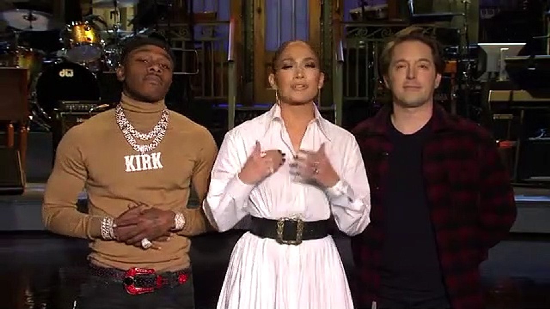 ⁣SNL: Beck Bennett Asks Jennifer Lopez And DaBaby For Music Advice