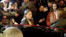 Greta Thunberg tiene que abandonar la Marcha por el Clima por motivos de seguridad