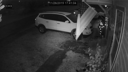 Falling From Step Ladder While Hanging Lights