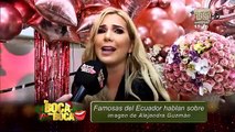 Famosos de Ecuador hablan sobre imagen de Alejandra Guzmán en redes sociales
