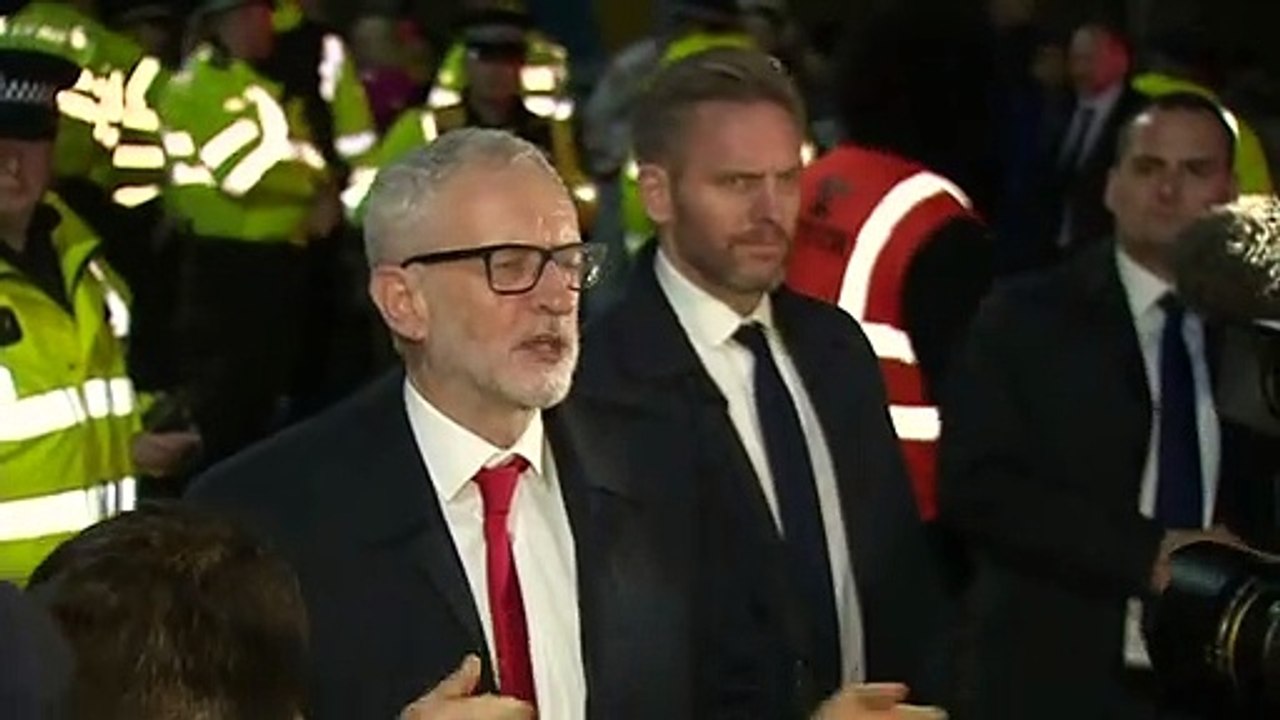 Corbyn addresses supporters ahead of BBC debate