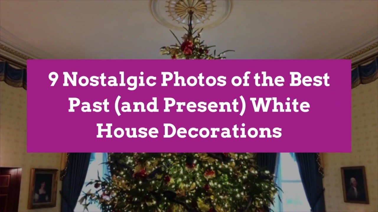 9 Nostalgic Photos of the Best Past (and Present) White House Decorations
