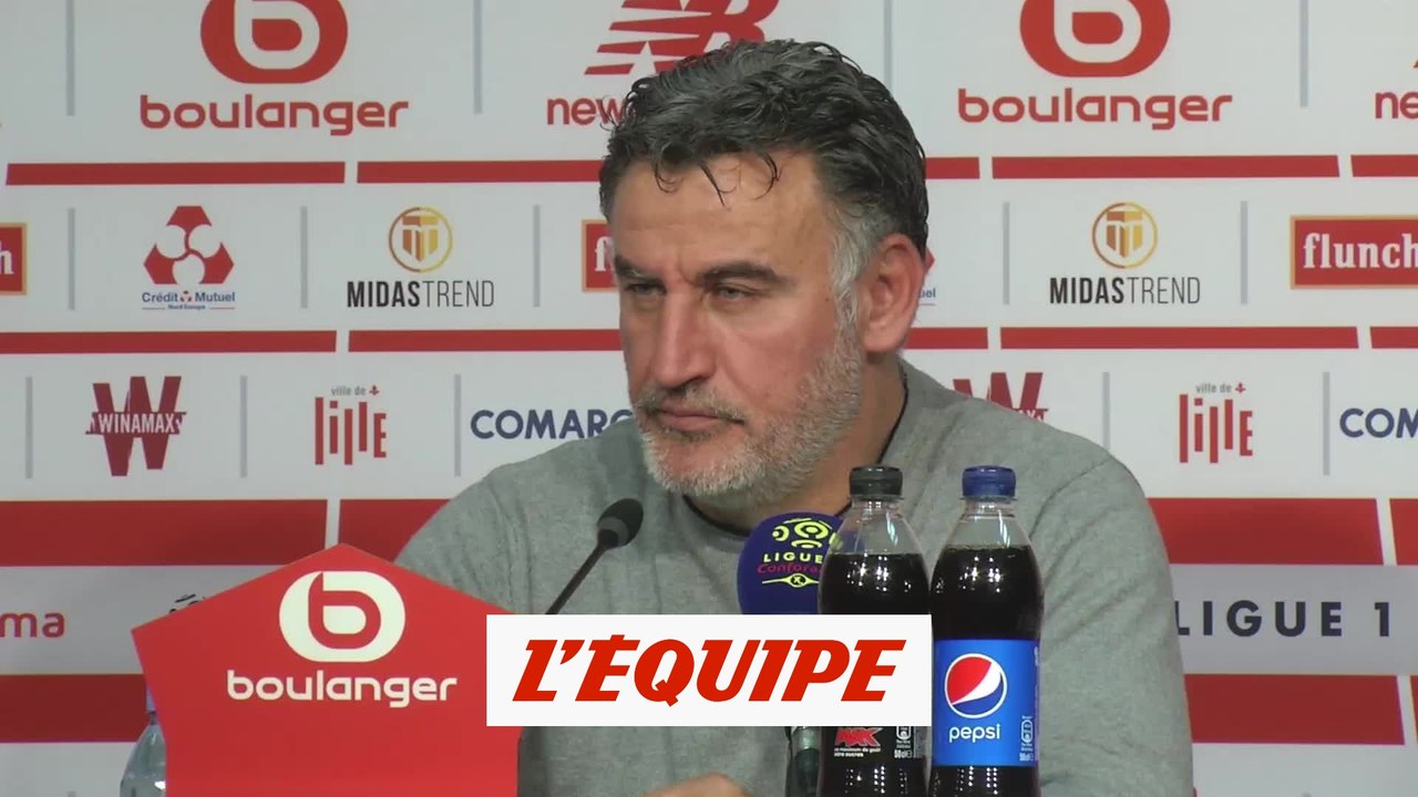 Galtier «On est tombé sur un très bon gardien» - Foot - L1 - Lille