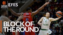 Efes Block of the Round: Kyle Hines, CSKA Moscow
