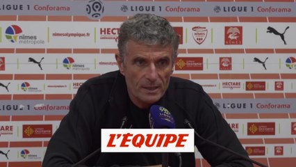 Blaquart «Il n'y a jamais penalty» - Foot - L1 - Nîmes