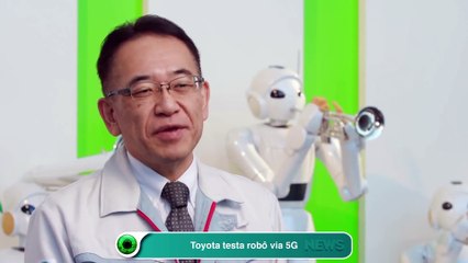 Toyota testa robô via 5G