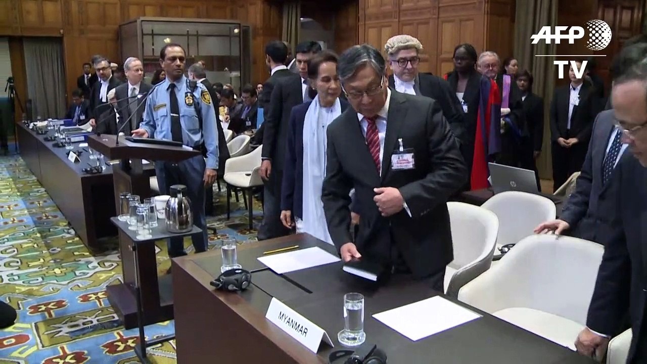 الزعيمة البورمية تنفي أمام محكمة العدل أي "نية إبادة" بحق الروهينغا