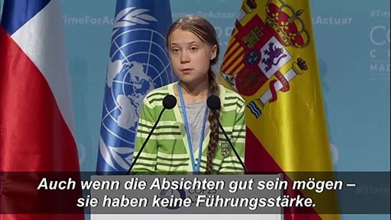 Greta Thunberg: Klimaschutzzusagen der Industrieländer irreführend
