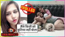 Dalljiet Kaur Angry Reaction On Being TROLLED For Comparing Shehnaz Gill With A Dog | Bigg Boss 13
