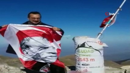 Kayıp dağcıların Uludağ’ın 2543 metrelik zirvesinde çekilmiş görüntüleri ortaya çıktı