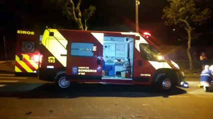 Colisão entre veículos é registrada no Centro de Cascavel