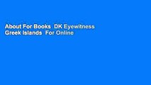 About For Books  DK Eyewitness Greek Islands  For Online