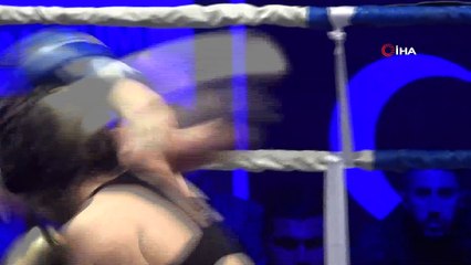 Tokat’ta nefesleri kesen kick boks gecesi