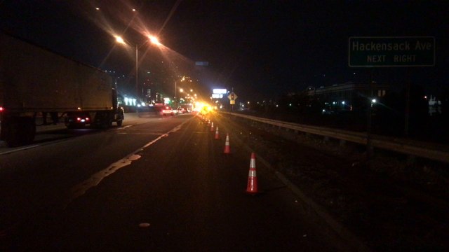 Car Crashes into Pole Causes Major Lane Closures