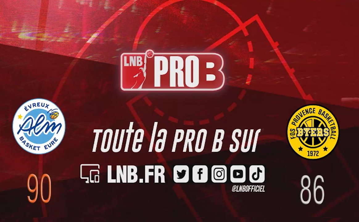 PRO B : Evreux vs Fos-sur-Mer (J9)