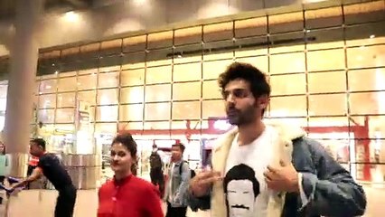 KARTIK ARYAN SPOTTED AT AIRPORT