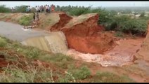 கால்வாயில் உடைப்பு.. விவசாய நிலங்களுக்குள் தண்ணீர்..!