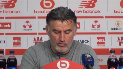 17e j. - Galtier : "Osimhen doit être plus juste dans ses déplacements"