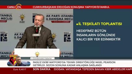 #CANLI Başkan Erdoğan konuşuyor