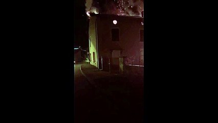 Incendie à Meximieux
