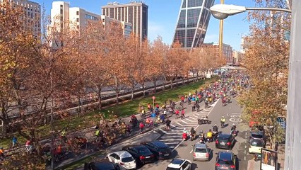 Ciclistas se manifiestan para reivindicar este medio de transporte