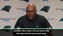 'I go at it' - Panthers' Coach Fewell's unorthodoxed pre-game routine