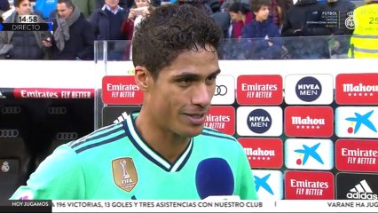 Varane: "Siempre hay que ser positivos y llegó mi hora de hacer gol"