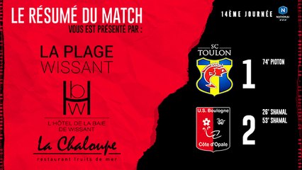[NATIONAL] J14 Résumé Toulon - USBCO