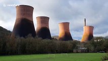 Kaboom! Huge cooling towers demolished in UK