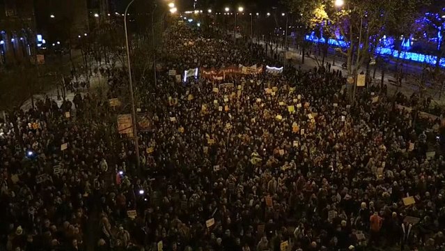 La marcha del clima reúne a 15.000 personas en Madrid, 500.000 según los organizadores