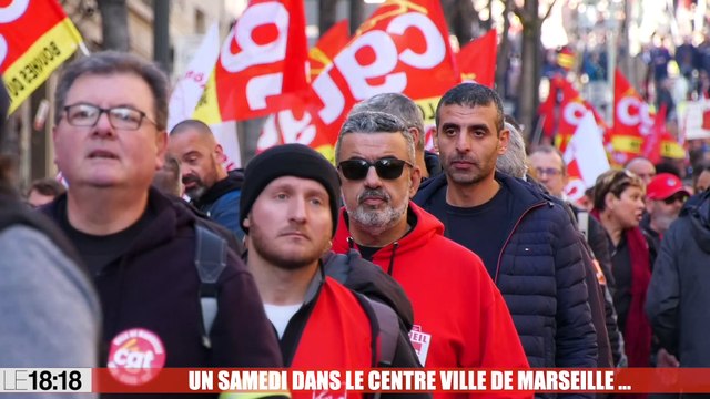 Marseille : entre courses de Noël et manifestations, ambiance contrastée dans le centre-ville