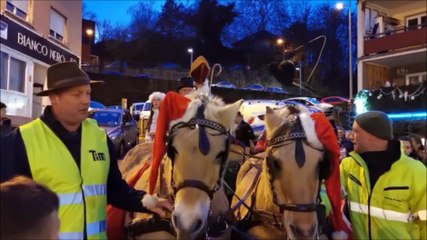 Sarreguemines : Saint Nicolas récompense les enfants sages