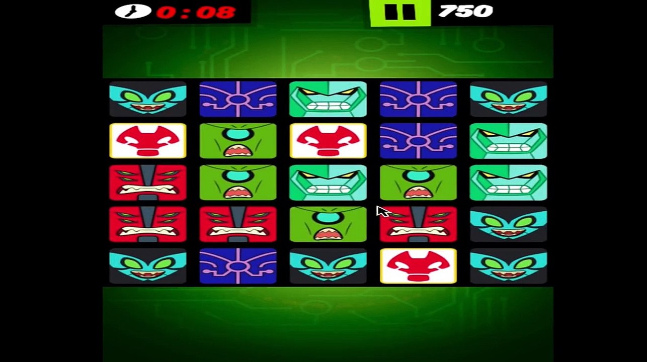 Ben 10 Games - Upgrade Match App Gameplay