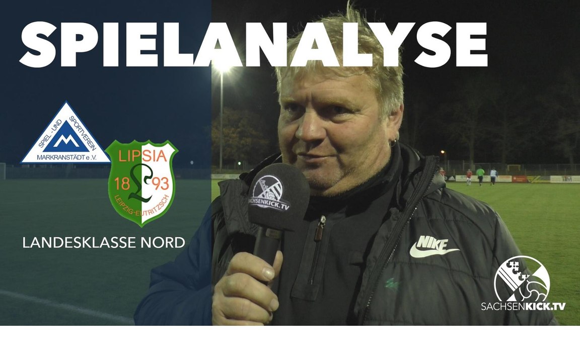 Spielanalyse | SSV Markranstädt - SV Lipsia 93 Eutritzsch (15. Spieltag, Landesklasse Nord)