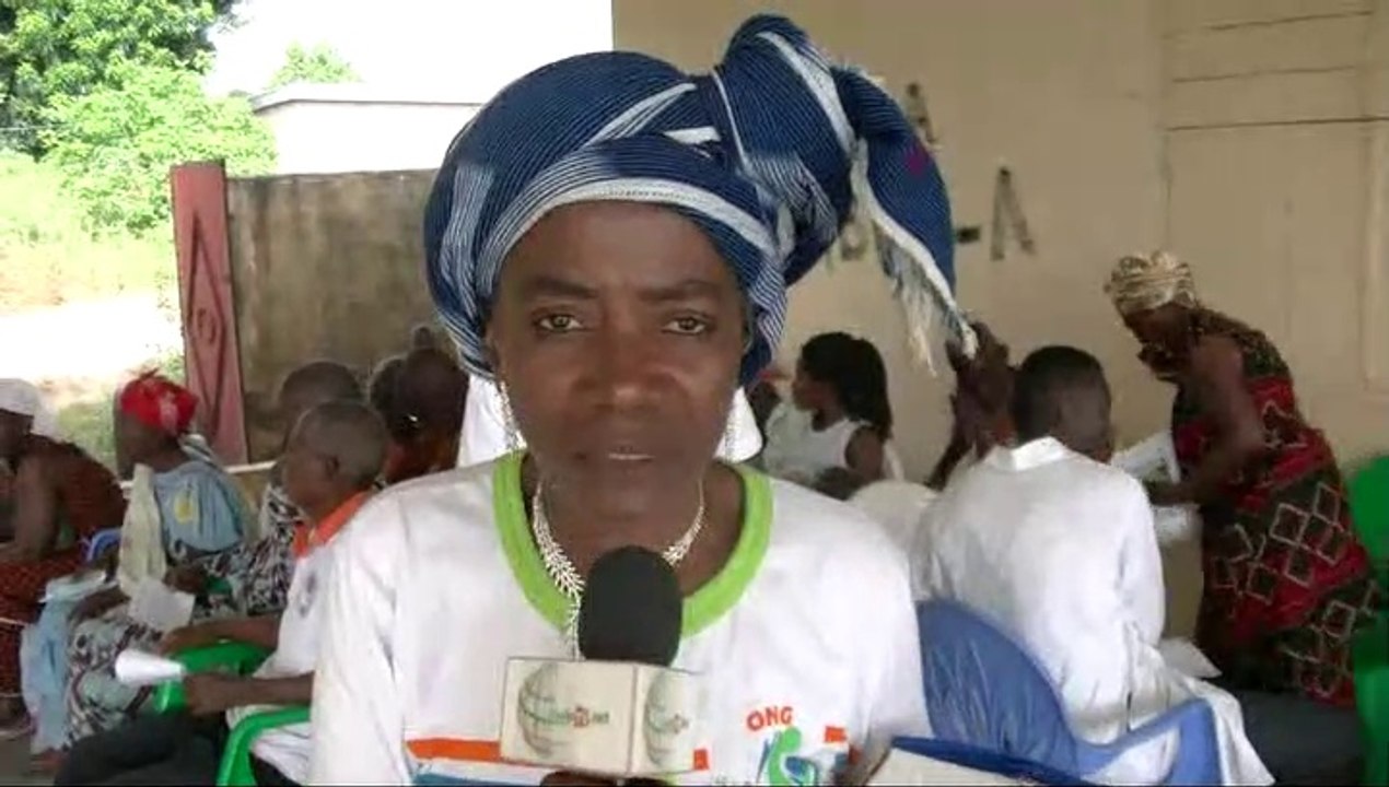 Ong SIAHOUNVOUE Campagne de dépistage du diabète et de l'hypertension